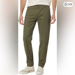 Levi's Men's Khaki Green XX Chinos Standard Taper W33 L32 Red Tab